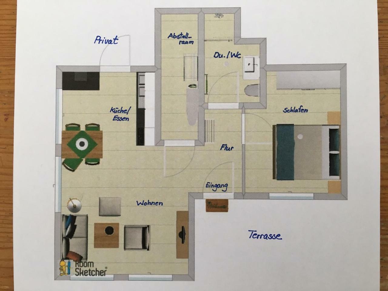 Ferienwohnung Gluiber ボイレン エクステリア 写真
